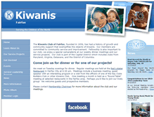 Tablet Screenshot of fairfaxkiwanis.org